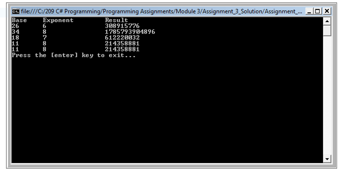 Solved Write a recursive method called Power(base, exponent) | Chegg.com