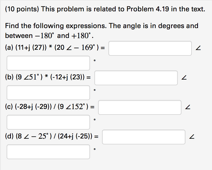 Solved (10 points) This problem is related to Problem 4.19 | Chegg.com