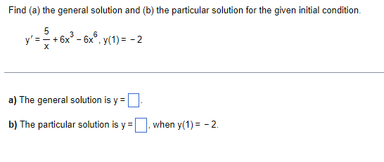 Solved Find (a) the general solution and (b) the particular | Chegg.com