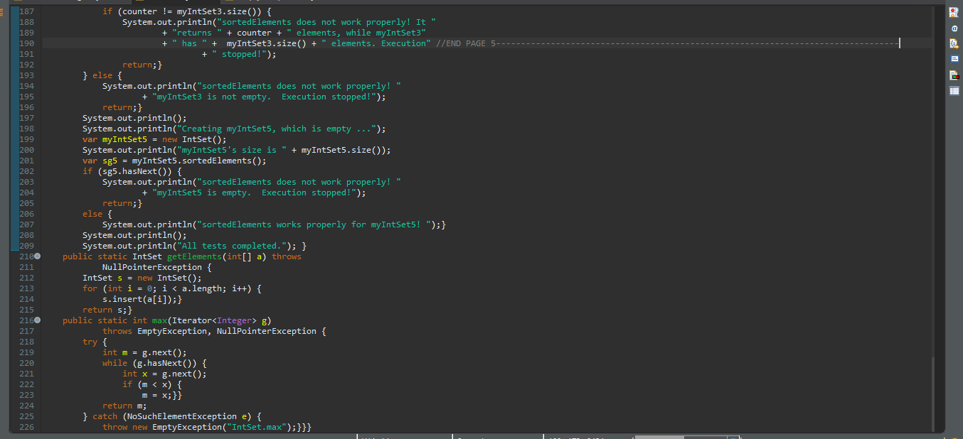 1. (85 pts) Specify and implement an iterator method | Chegg.com
