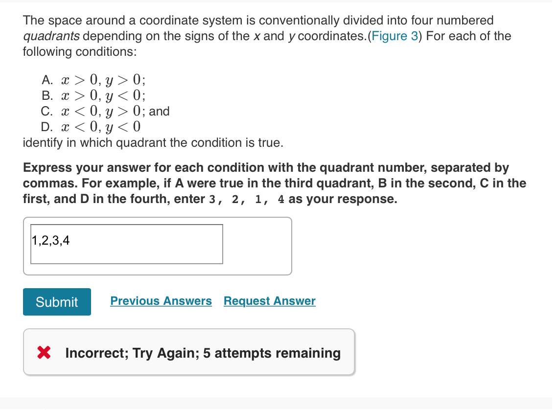 Solved The Space Around A Coordinate System Is Chegg Com