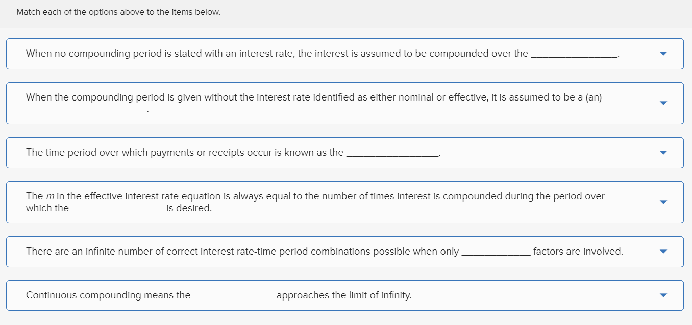 Solved Select the correct answer from the terms provided to | Chegg.com