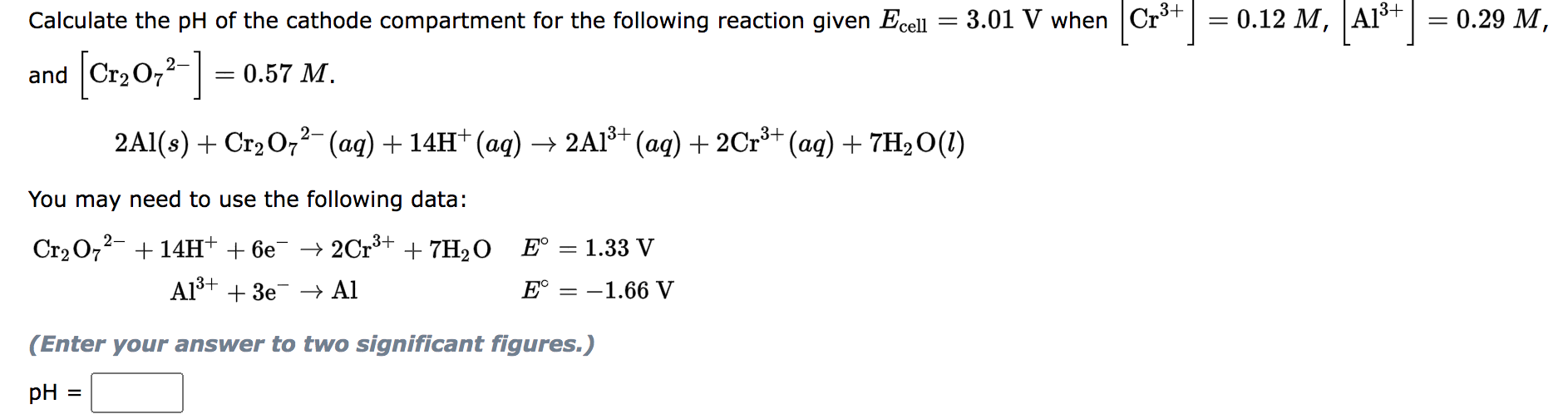 Consider the concentration cell shown below. | Chegg.com
