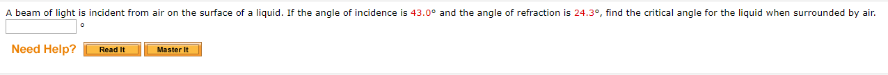 Solved A beam of light is incident from air on the surface | Chegg.com