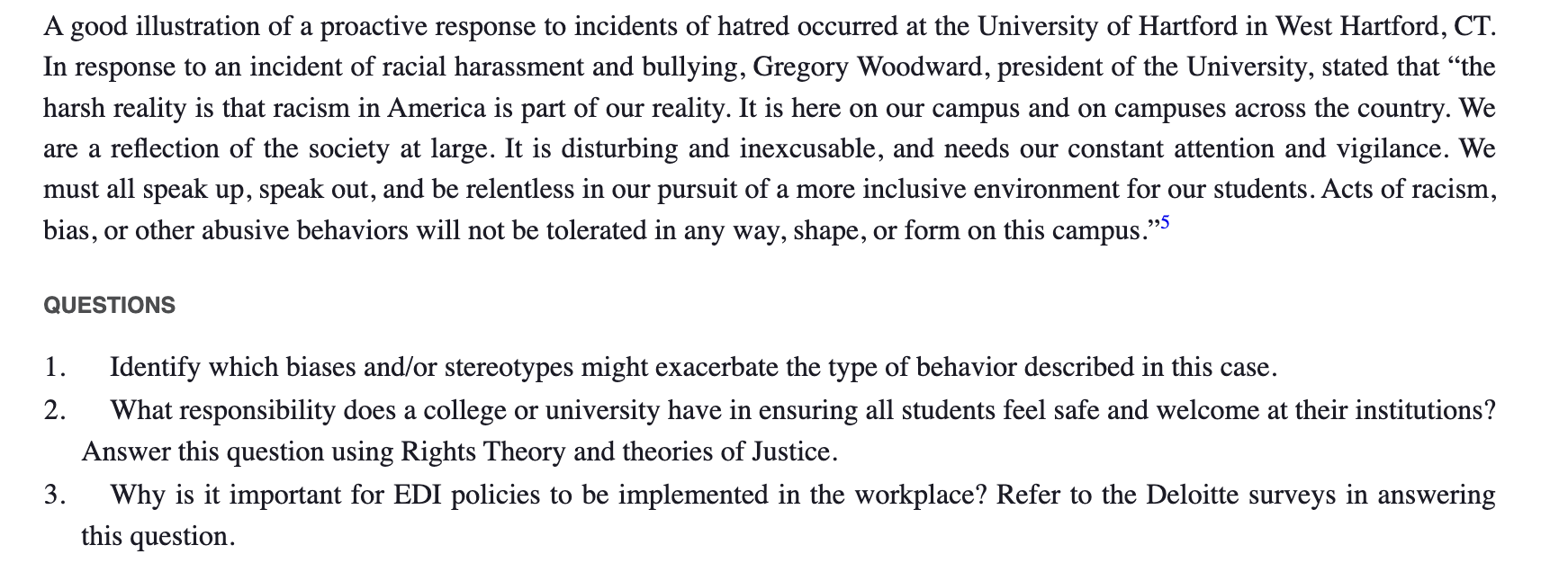Case 2-9 Racially Charged Language Inhibits Inclusive | Chegg.com