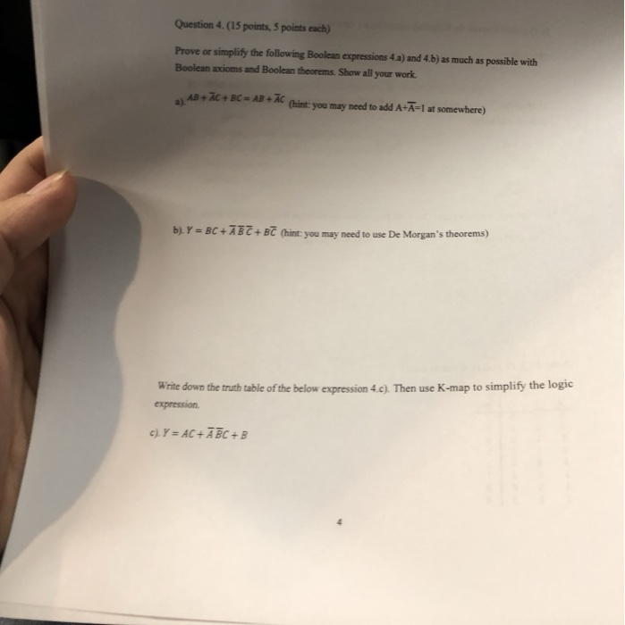 Solved Question 4.(15 points, 5 points each) Prove or | Chegg.com