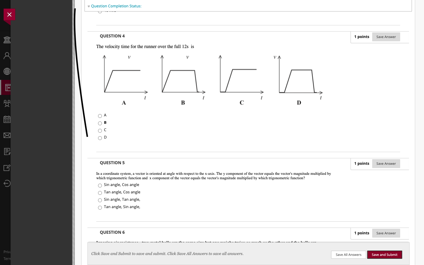 Solved Question Completion Status: х QUESTION 4 1 points | Chegg.com