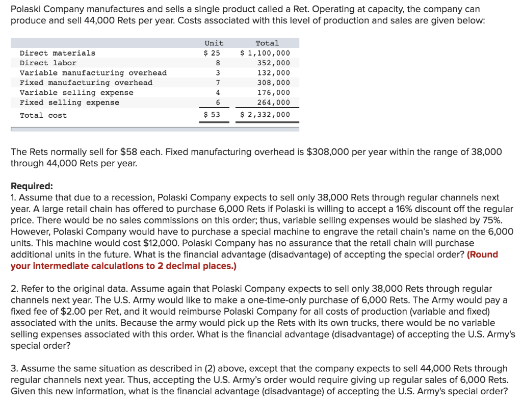 Solved Polaski Company Manufactures And Sells A Single Chegg solved-enter-a-formula-in-cell-b10-to-return-a-value-of-chegg