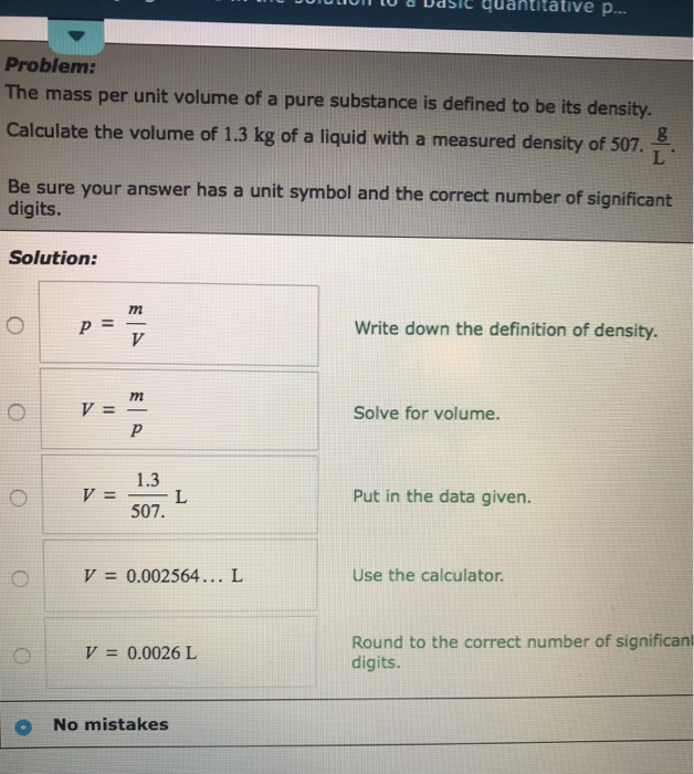Solved & Udsle 4tiative p.. Problem The mass per unit