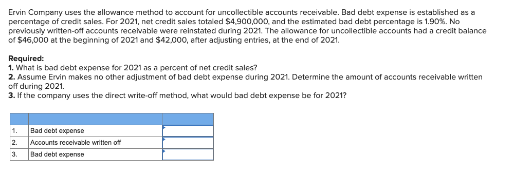 solved-ervin-company-uses-the-allowance-method-to-account-chegg