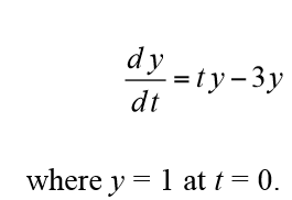 Solved solve the following 1st-order ordinary differential | Chegg.com