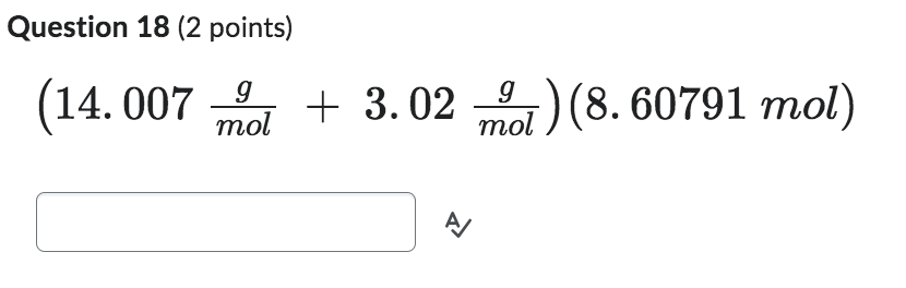 Solved Question 18 (2 | Chegg.com
