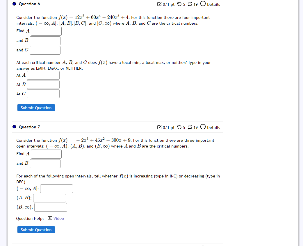 Solved Let F X X3 9x2−48x 17 A Use The Definition Of A