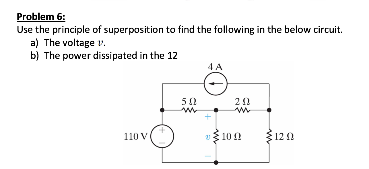Solved Problem 6: Use the principle of superposition to find | Chegg.com