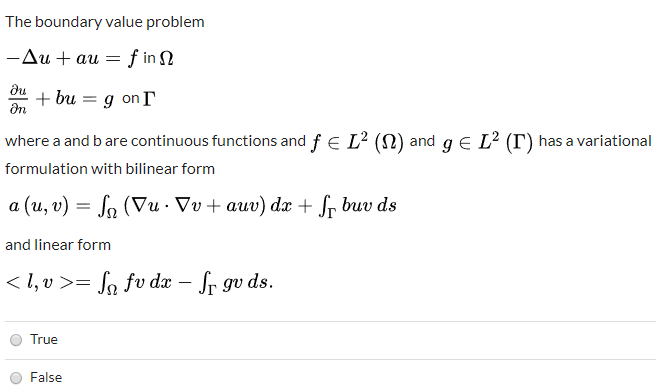 Solved The Galerkin Method Solution Of The BVP U" (x) + X = | Chegg.com