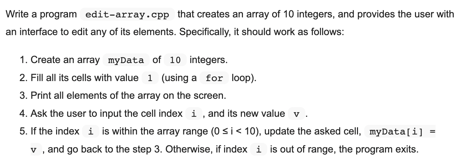 Solved The following program, write the code in C++, please | Chegg.com