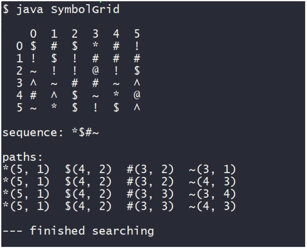 Solved In Java create a program that could create a grid and | Chegg.com
