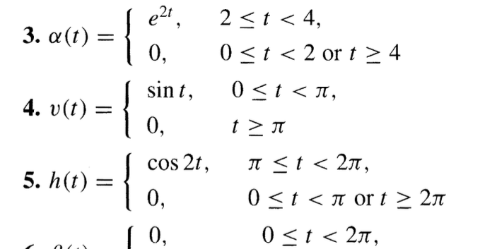 Solved In Exercises 1-6, (a) express the given function in | Chegg.com