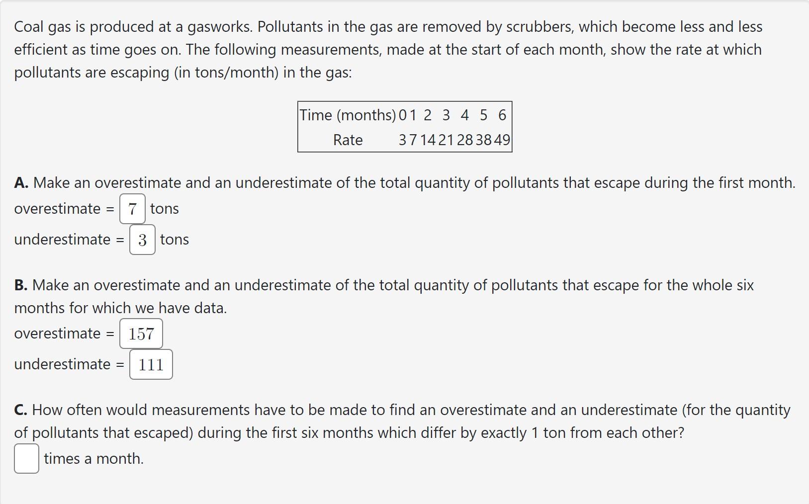 Solved Coal gas is produced at a gasworks. Pollutants in the | Chegg.com