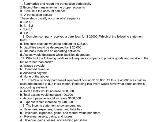 Accounting Archive | March 13, 2017 | Chegg.com