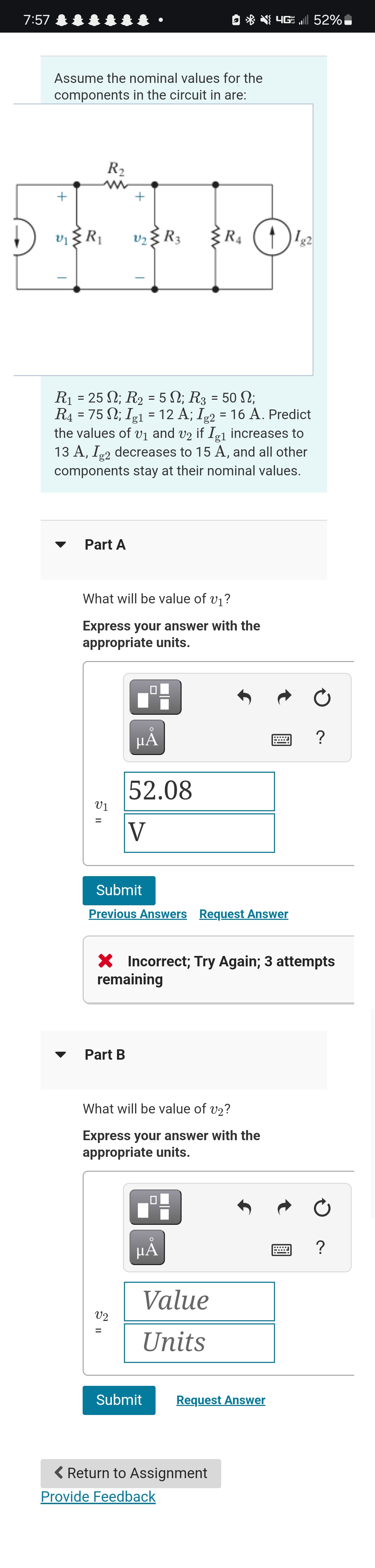 Solved Part A And B | Chegg.com