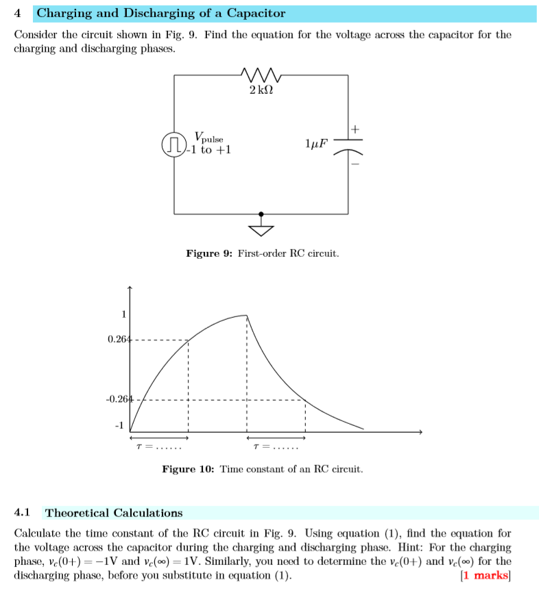 Capacitor Charging Equation Time Constant Tessshebaylo 6680