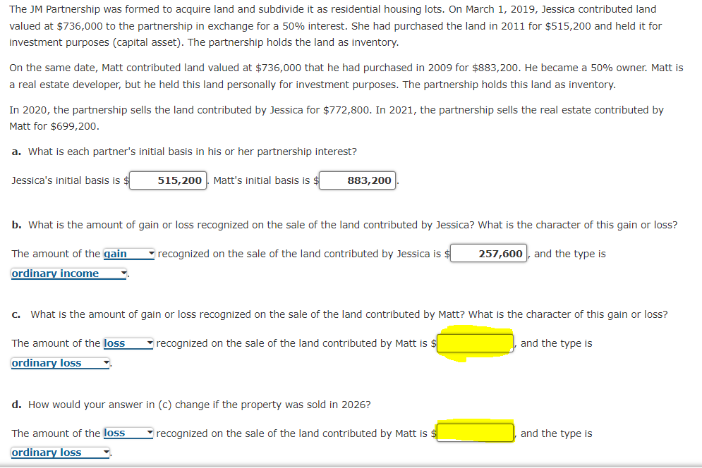 Solved PLEASE DOUBLE CHECK MY ANSWERS AND SHOW ALL WORK SO I | Chegg.com