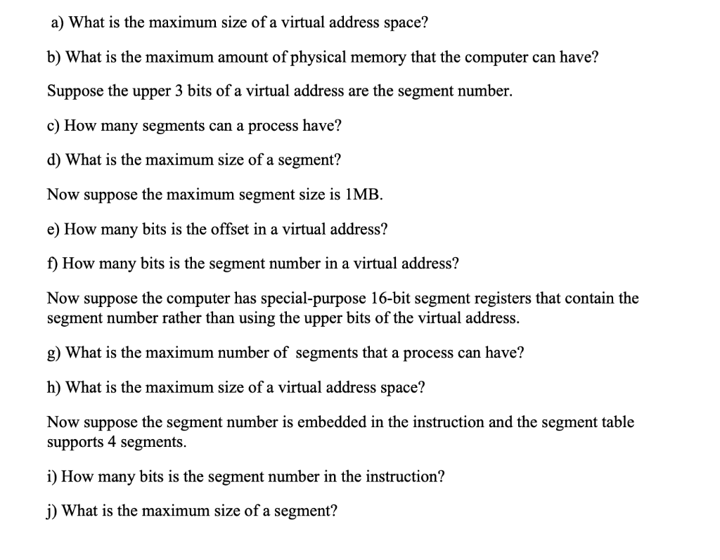 Solved Consider a computer that has 30-bit virtual addresses | Chegg.com