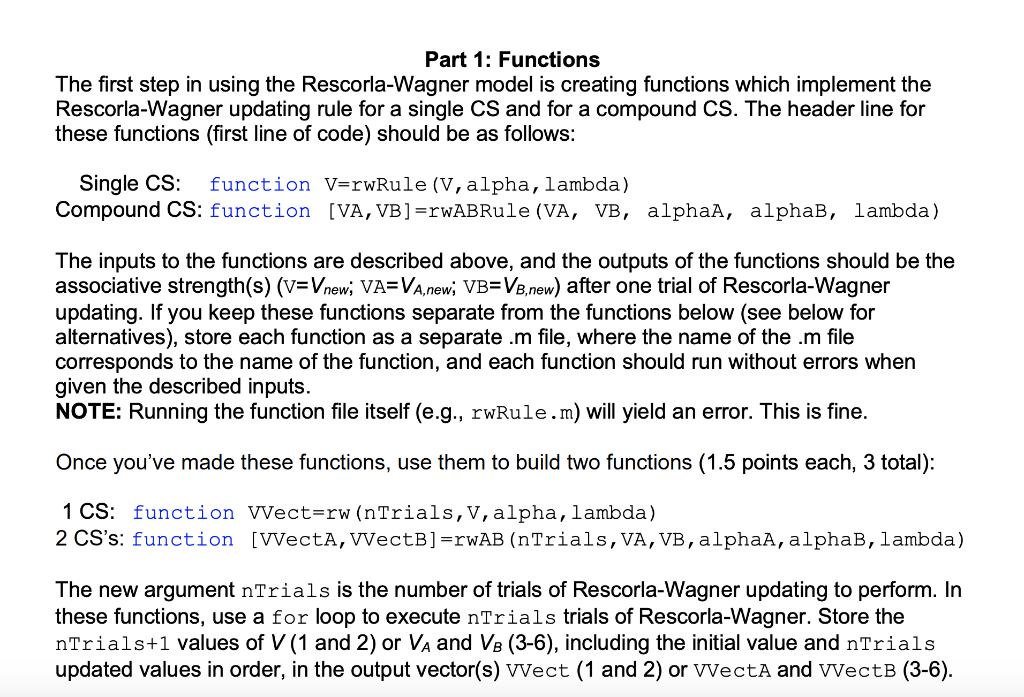 I am attempting to create 2 functions using the | Chegg.com