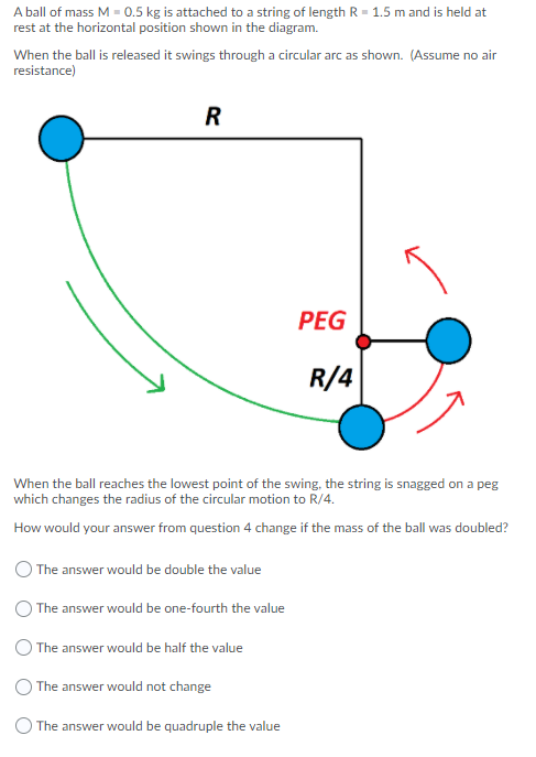 Solved A piñata of mass M=8.05 kg is attached to a rope of