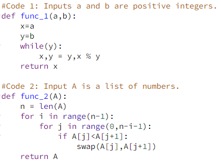 Solved Please help me answer these two codes about loop | Chegg.com