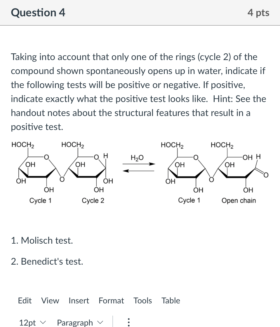 Solved Taking into account that only one of the rings (cycle | Chegg.com