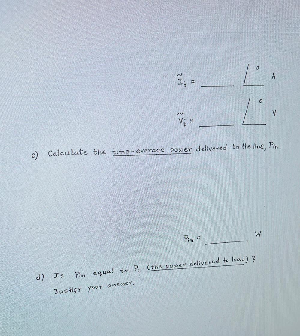Solved A generator with V~g=300 V and Zg=50Ω is connected to | Chegg.com