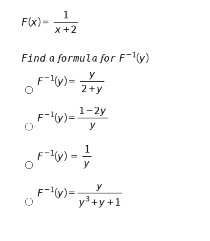 Solved F X 1 X 2 Find A Formula For F 10 F 1 Y 2 Y 1 2y Chegg Com