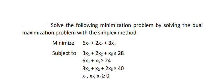 solve the following assignment minimization problem