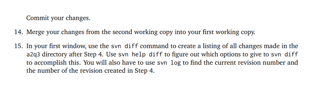 (Q3) Practice: Subversion (15 marks) For this | Chegg.com