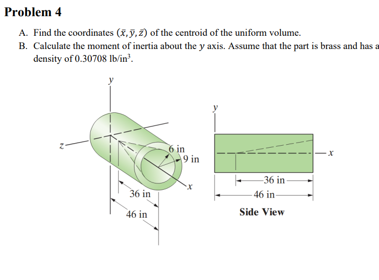 Solved Problem A Find The Coordinates Chegg Com