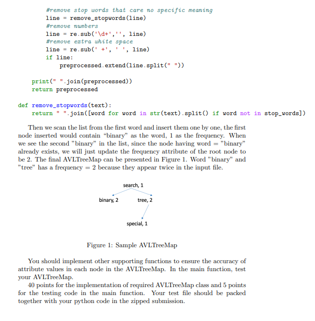 Solved 2 AVLTreeMap: A Modified AVL Tree (45 points) AVL | Chegg.com