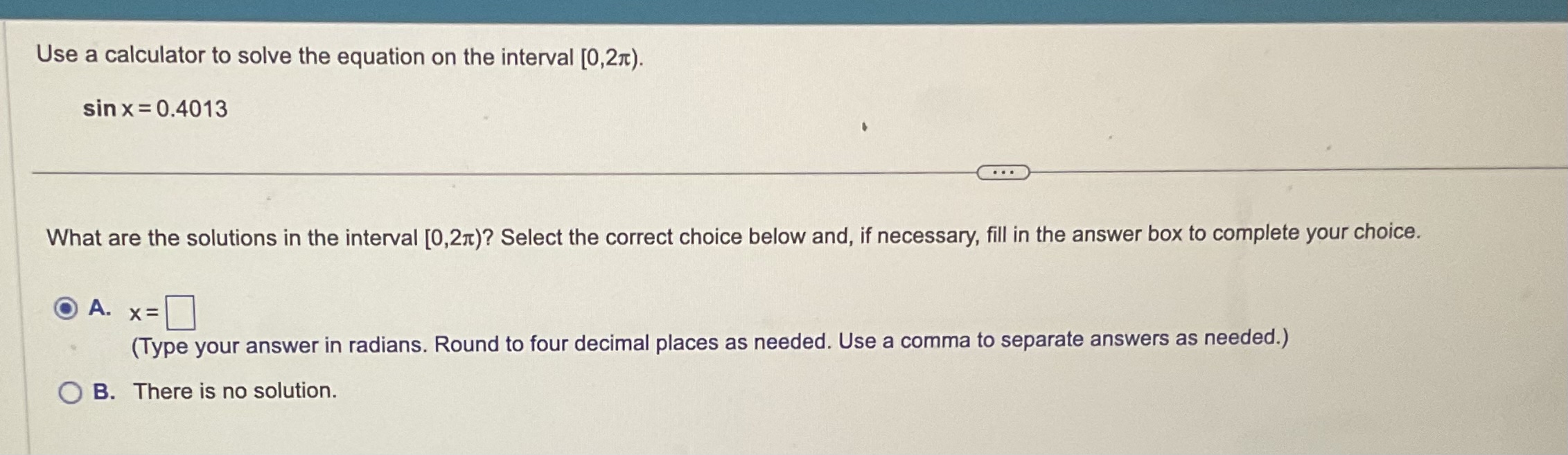 Solved Find all solutions in the interval [0,2π) | Chegg.com