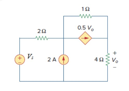 Solved Use superposition to find Vo in the circuit given in | Chegg.com