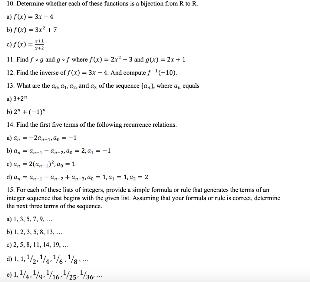 Solved 1 Let A A B C D E B A B C D E F Chegg Com