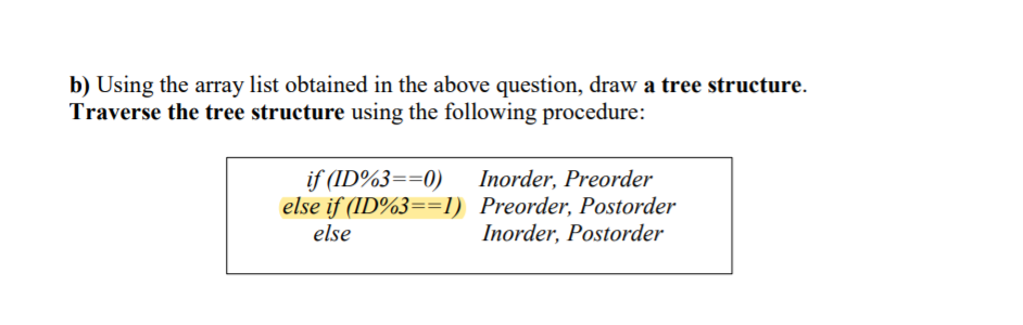 Solved 4 a) Create an array using the following method: | Chegg.com