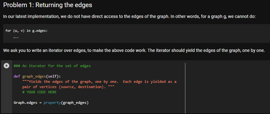 Solved Python Answer question 1 ### An iterator for the set | Chegg.com