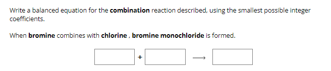 Solved Write A Balanced Equation For The Combination | Chegg.com