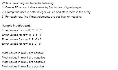 Solved Write a Java program to do the following 1 Create Chegg