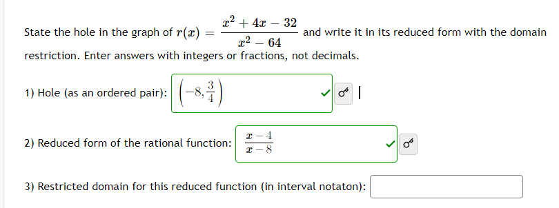 2.4.1: Holes in Rational Functions - K12 LibreTexts