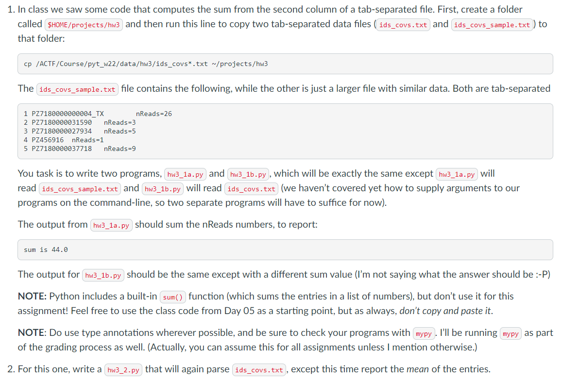 Solved For this one we'll need to know a couple of mathy | Chegg.com