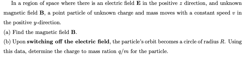 Solved In a region of space where there is an electric field | Chegg.com