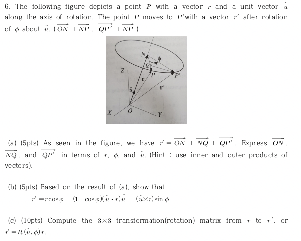 6 The Following Figure Depicts A Point P With A V Chegg Com