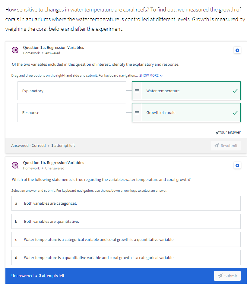 Solved How sensitive to changes in water temperature are